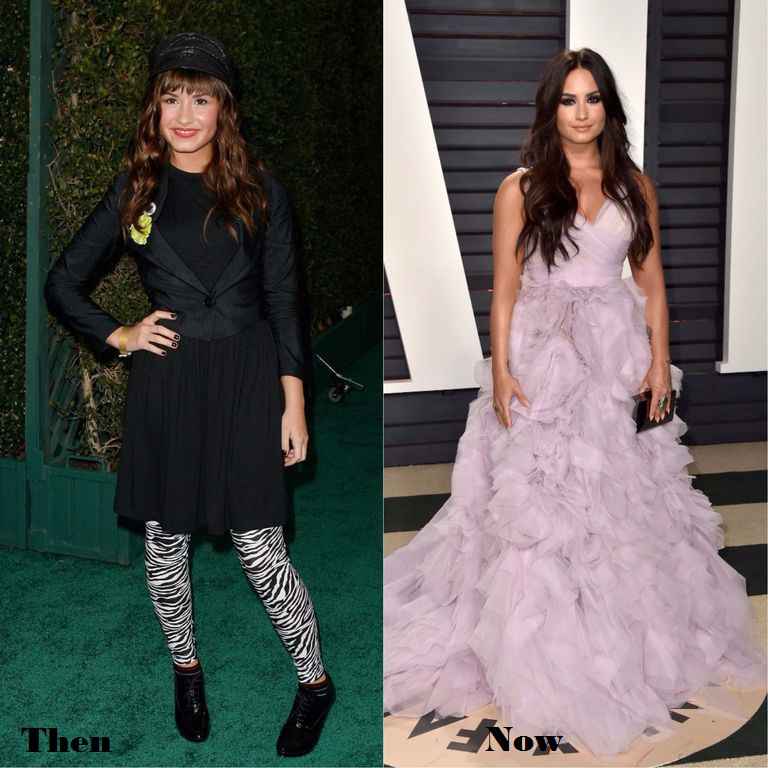 Demi Lovato Then And Now