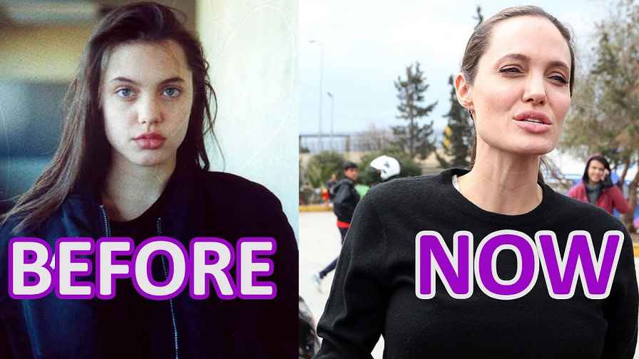 Angelina Jolie Then And Now