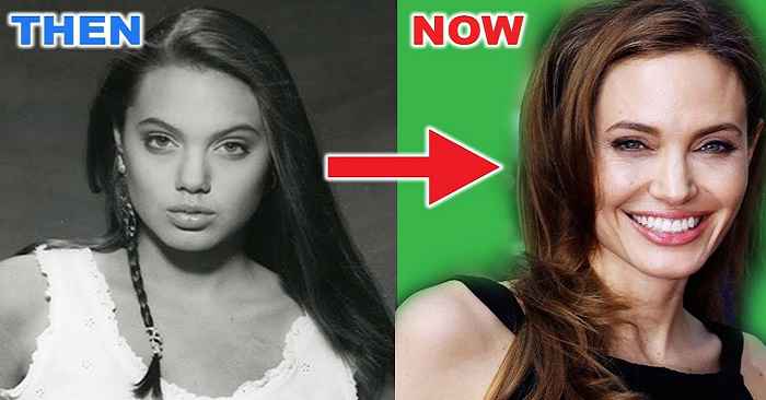 Angelina Jolie Then And Now