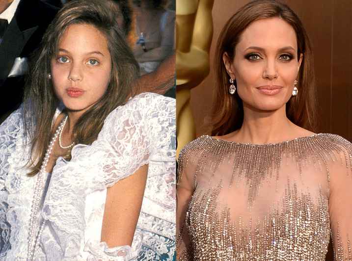 Angelina Jolie Then And Now