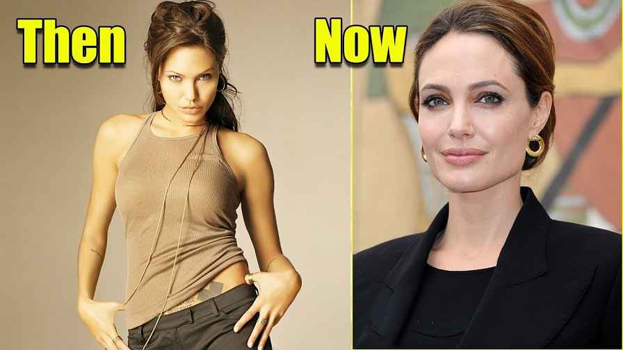 Angelina Jolie Then And Now