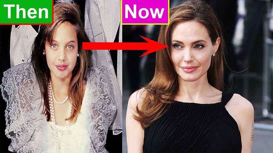Angelina Jolie Then And Now